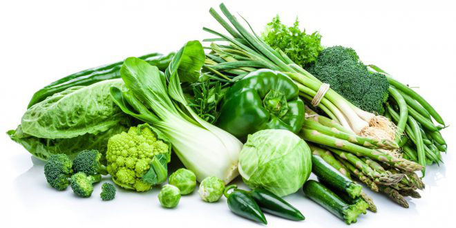 سبزیجات مملو از ویتامین ب کمپلکس
